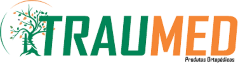 “Logotipo da Traumed — empresa da área de saúde atendida com serviços de higienização de carpetes em ambientes clínicos e administrativos, com foco em assepsia e segurança.”