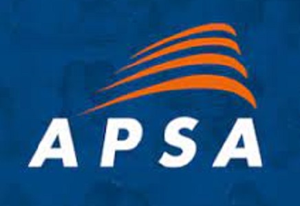 “Logotipo da APSA — cliente da T&H Wash no serviço de limpeza corporativa de carpetes em áreas de alto tráfego.”