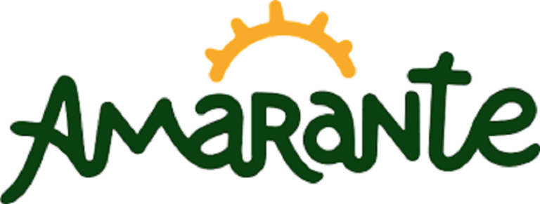 “Logotipo da Amarante — empresa do setor hospitalidade atendida com higienização de carpetes em ambientes administrativos.”